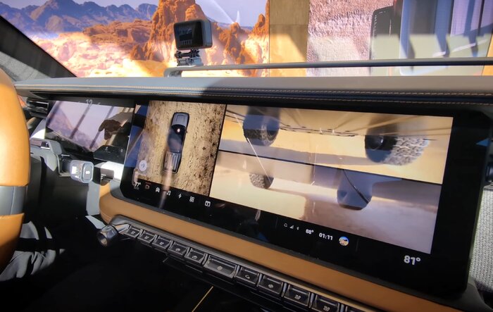 Scout UX / UI / infotainment deep dive demo from CES!