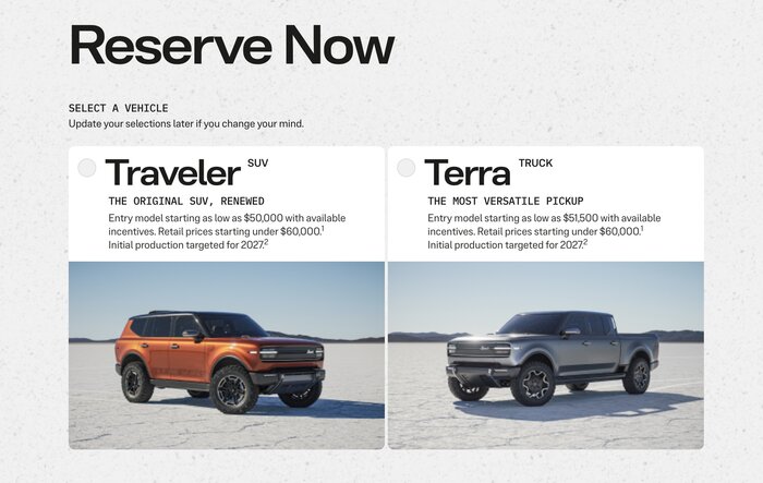 Scout has more than 50K reservations so far (as of 1/8/25). 70% Traveler SUV